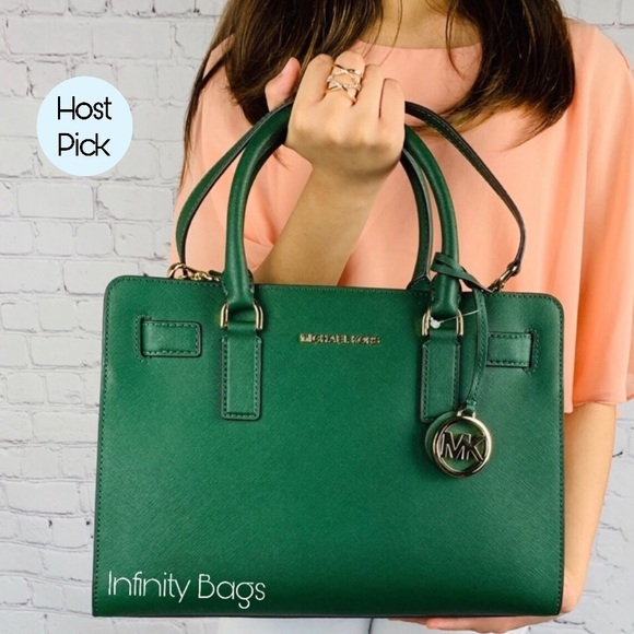 Michael Kors Handbags - Michael Kors Satchel Green